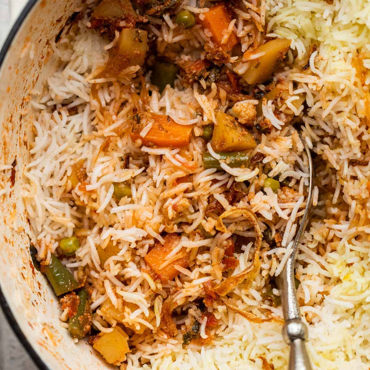 Order Vegetable Baryani food online from Mehfil Indian Restaurant store, Atlantic City on bringmethat.com