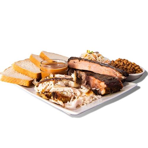 Order Combo Plate food online from Dreamland Bbq store, Roswell on bringmethat.com