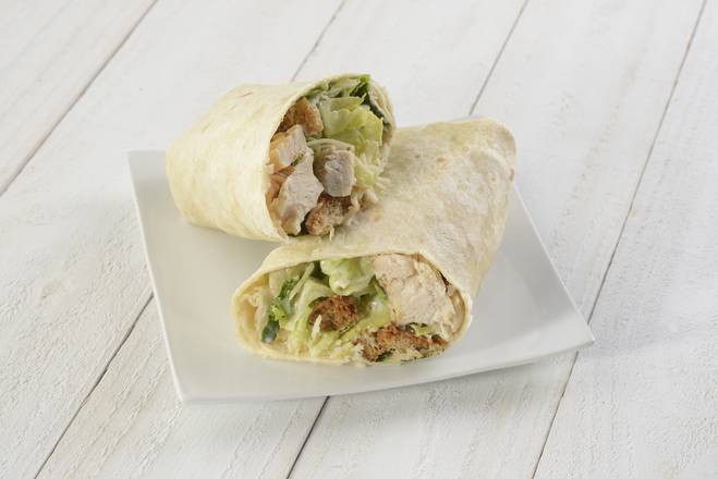 Order Chicken Caesar Wrap food online from Natures Table Cafe store, Lake Mary on bringmethat.com