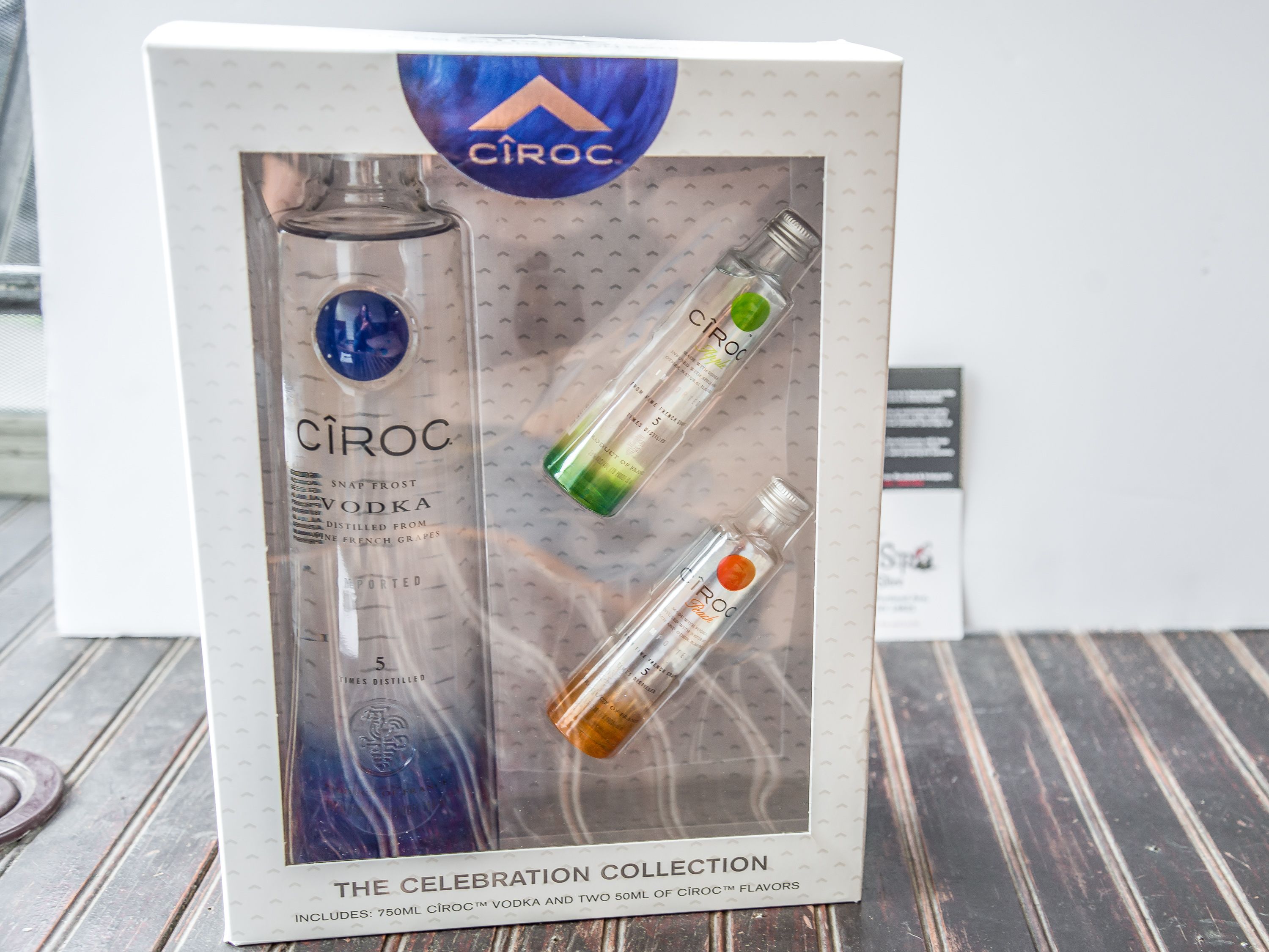 Order Ciroc Celebration Collection 750ML food online from Snappie Sips store, Rochester on bringmethat.com