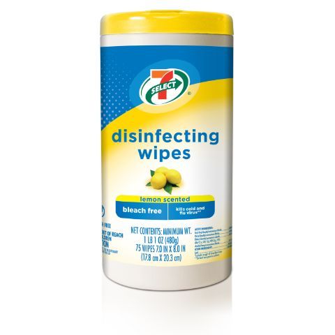 Order 7-Select Lemon Disinfecting Wipes 75 Count food online from Speedway store, Centerville on bringmethat.com