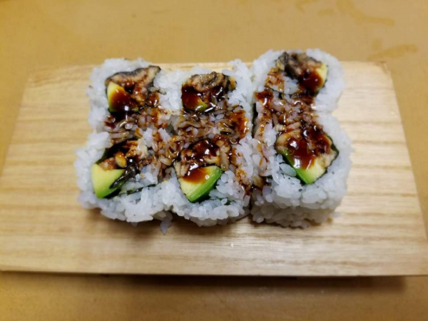 Order Una - Avo Roll food online from Joy Sushi store, Mountain View on bringmethat.com