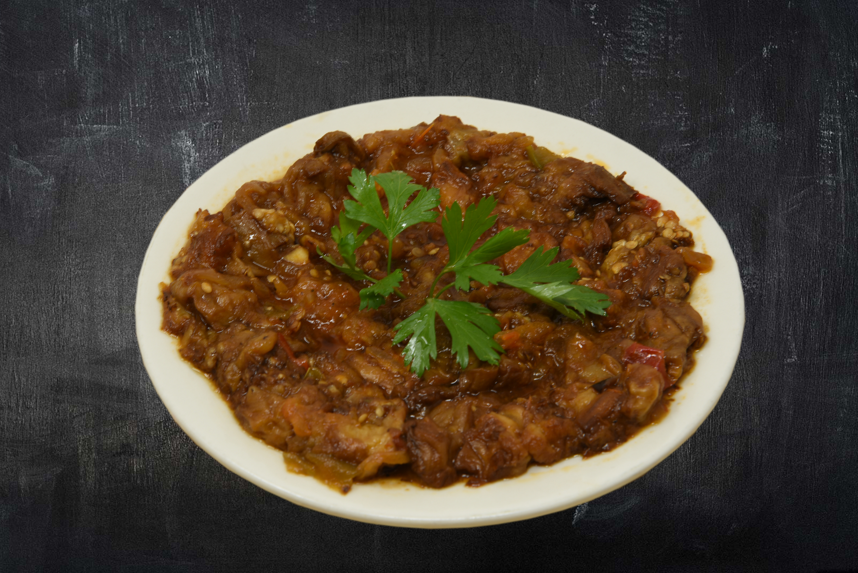 Order Sauced Eggplant food online from Istanbul park store, Brooklyn on bringmethat.com
