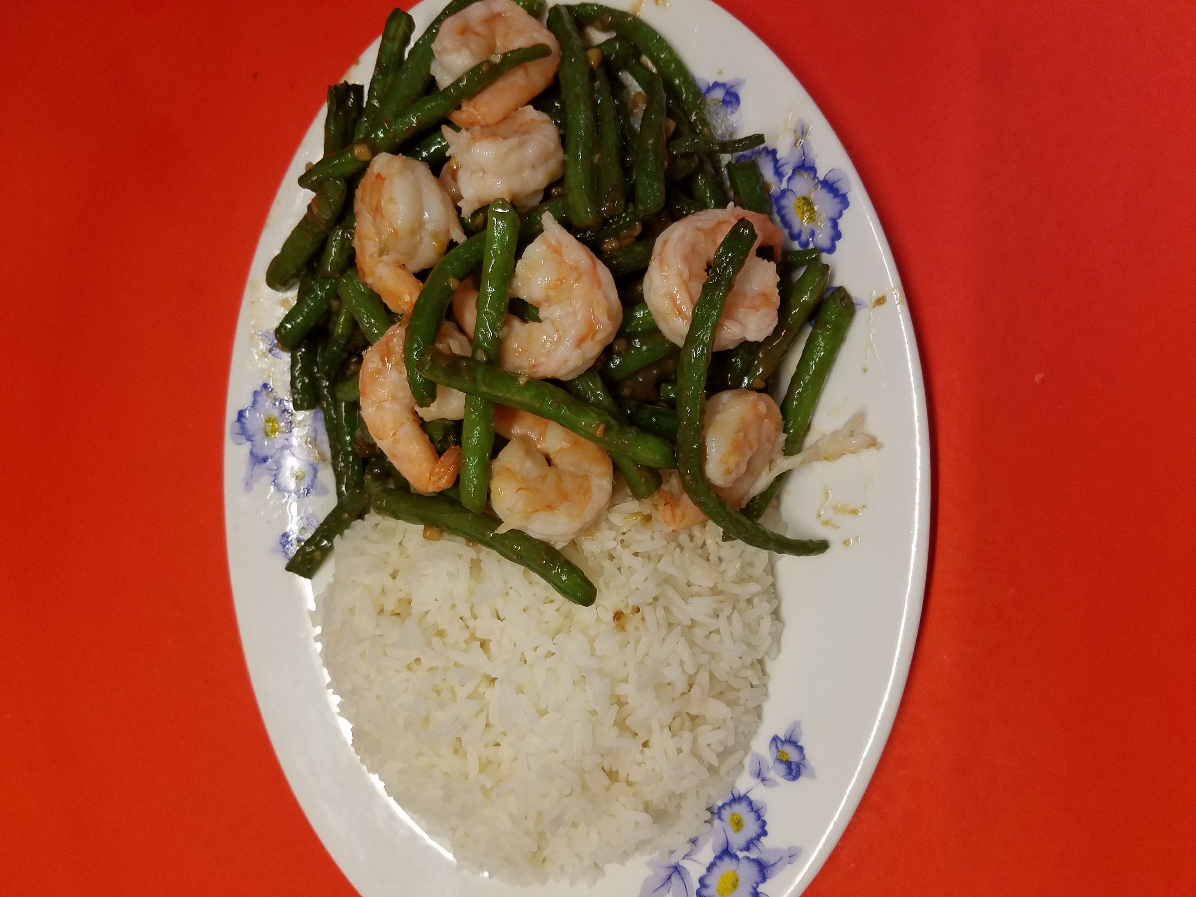 Order 32. String Beans Prawns Special food online from New Bamboo Kitchen store, Alameda on bringmethat.com