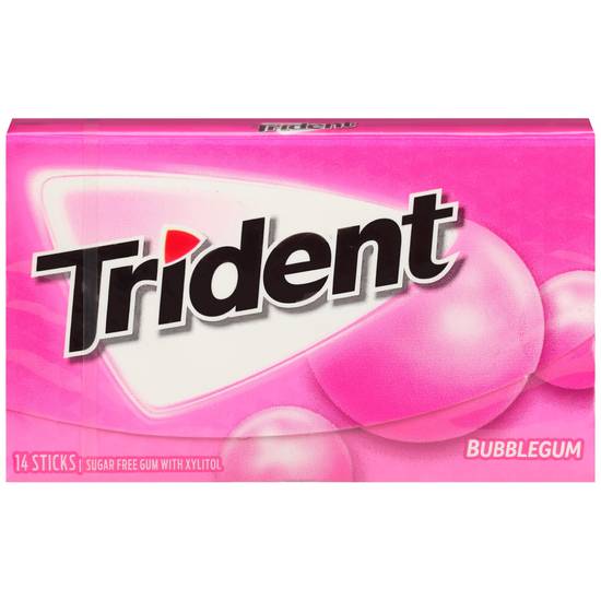 Order Trident Bubblegum Sugar Free Gum, 14 CT food online from Cvs store, AURORA on bringmethat.com
