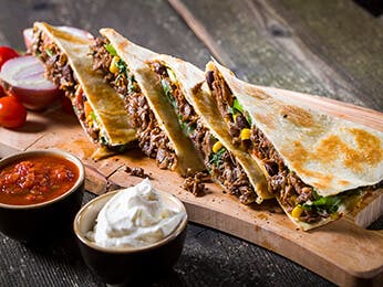 Order Steak Quesadilla - Quesadilla food online from Pats Select Pizza | Grill store, Gloucester on bringmethat.com