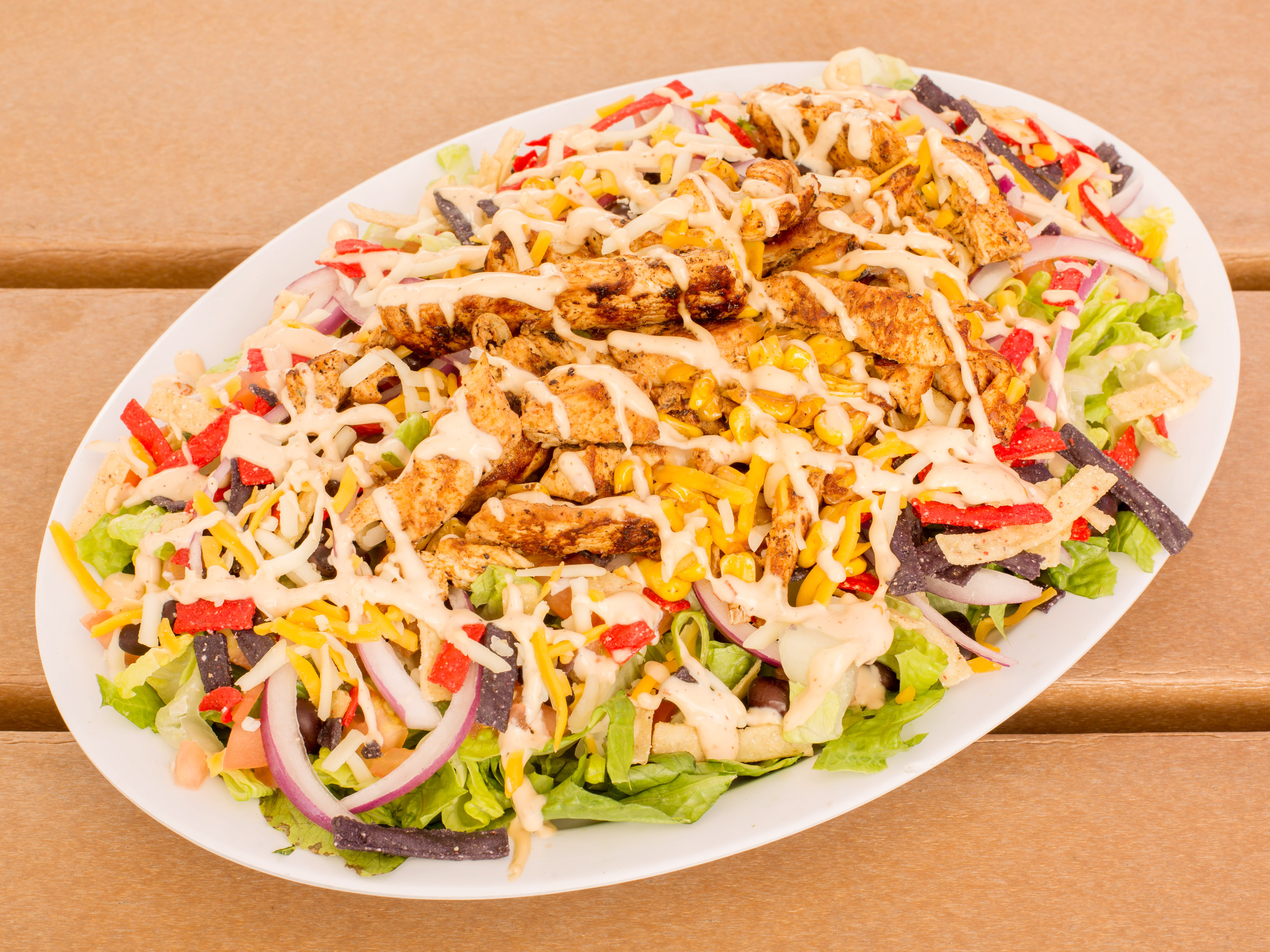 Order Santa Fe Salad with Chicken food online from Johnny Prince's Bayway Diner store, Linden on bringmethat.com