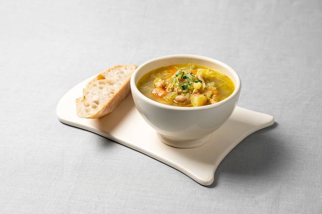 Order Chicken Soup Large  food online from Le Pain Quotidien store, Greenwich on bringmethat.com