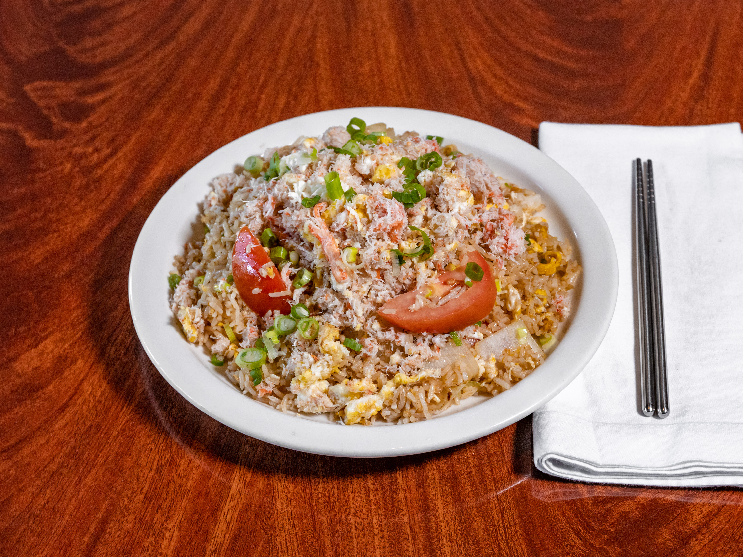 Order Crab Fried Rice food online from Thai Corner store, Chino Hills on bringmethat.com