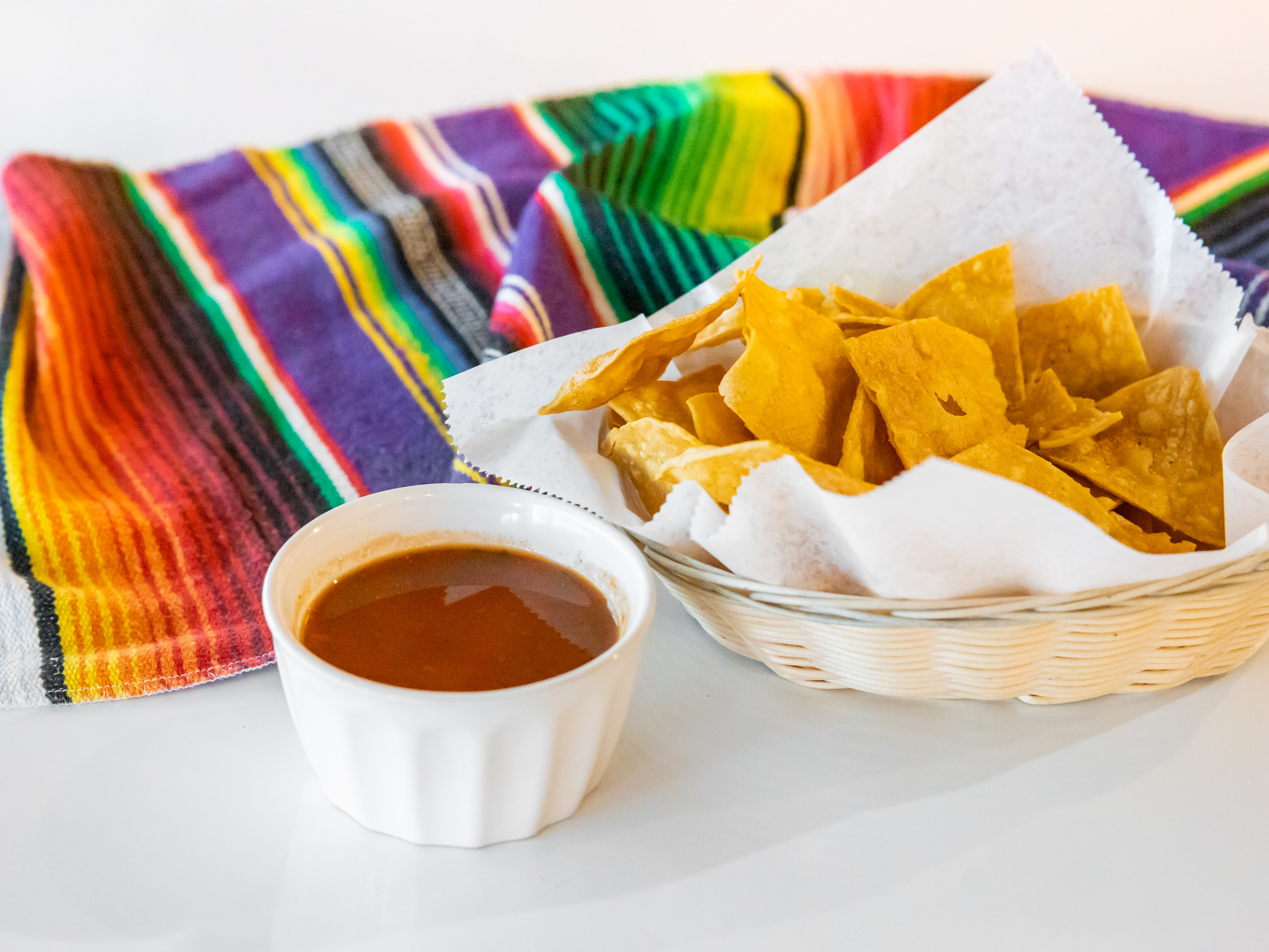 Order Chips and Queso food online from El Mariachi Authentic Mexican Food store, Cedar Crest on bringmethat.com