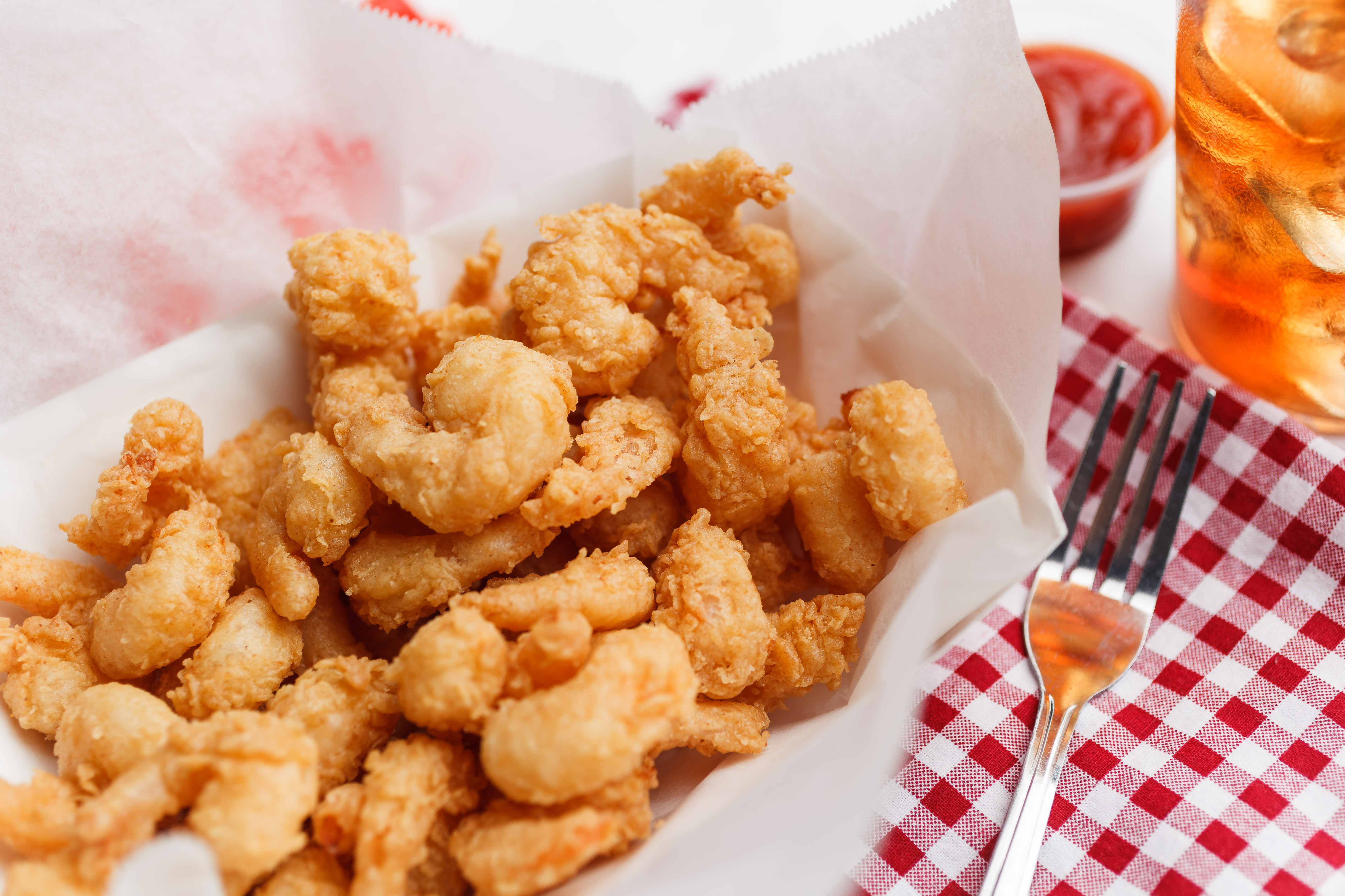 Order Popcorn Shrimp food online from The Seafood King store, Hoover on bringmethat.com