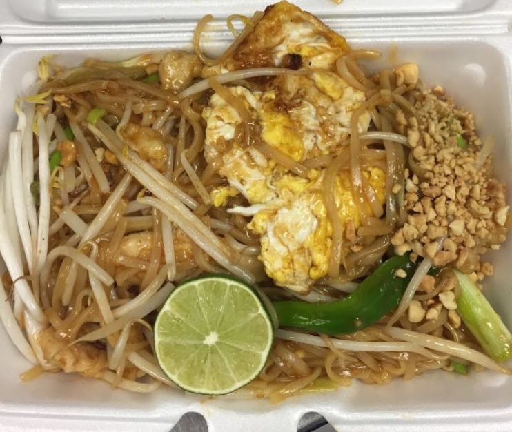 Order T1. Pad Thai food online from Chop Suey Huang store, Chicago on bringmethat.com