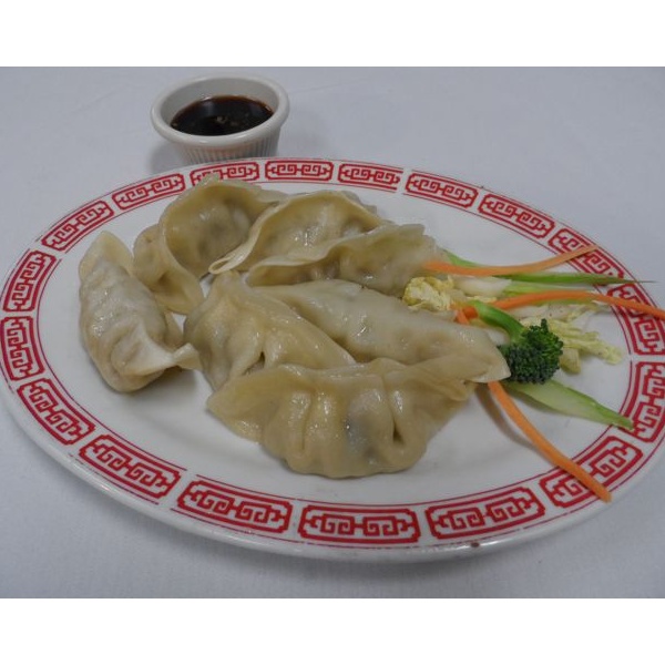 Order 10. Vegetable Dumplings food online from Oriental Express store, Old Forge on bringmethat.com