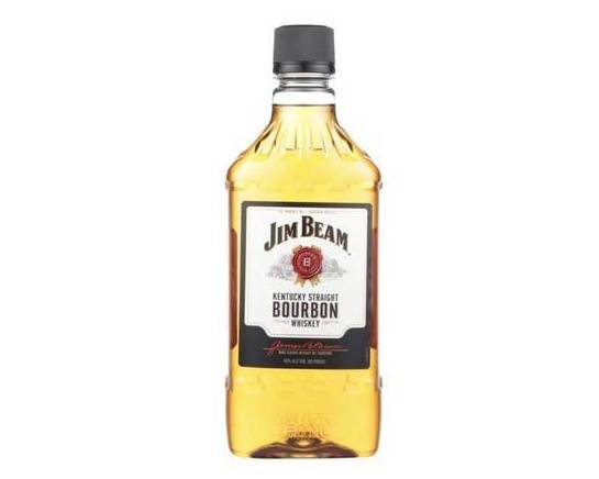 Order Jim Beam Bourbon, 750mL whiskey (40.0% ABV) food online from Cold Spring Liquor store, Liberty Hill on bringmethat.com