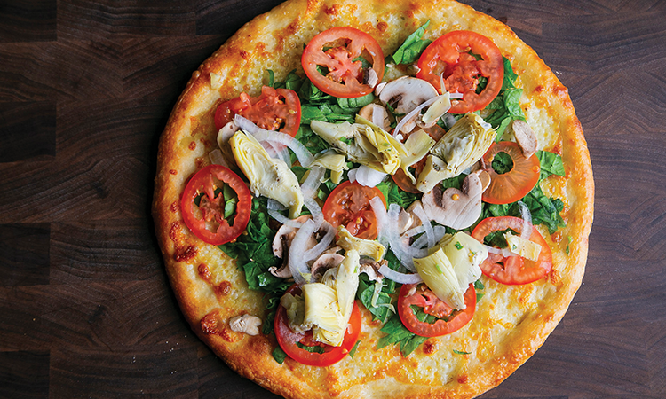 Order 12" Heart-Healthy Veggie food online from New York Pizzeria store, Pearland on bringmethat.com