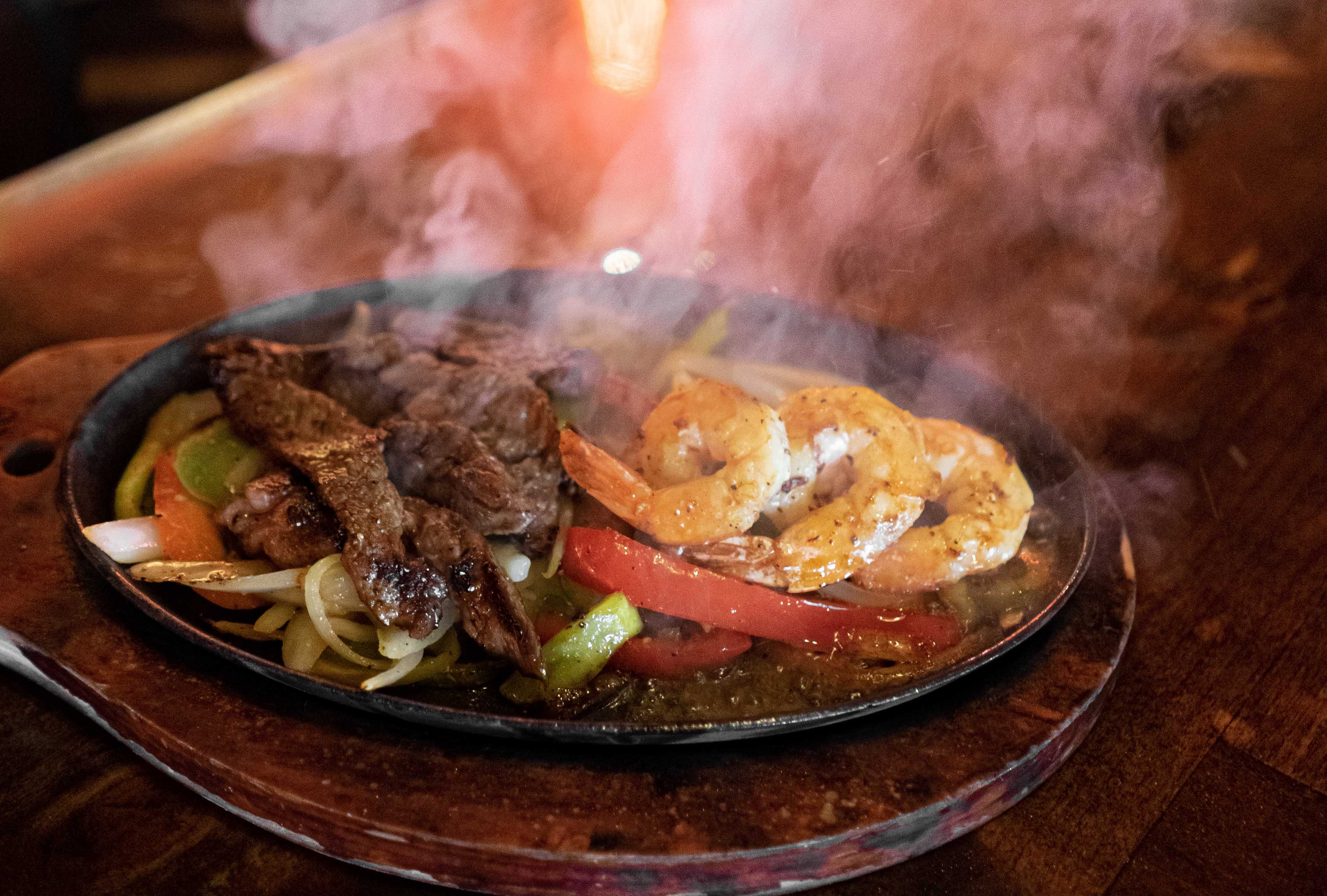 Order Surf and Turf Fajitas food online from Calle Tepa store, Tucson on bringmethat.com