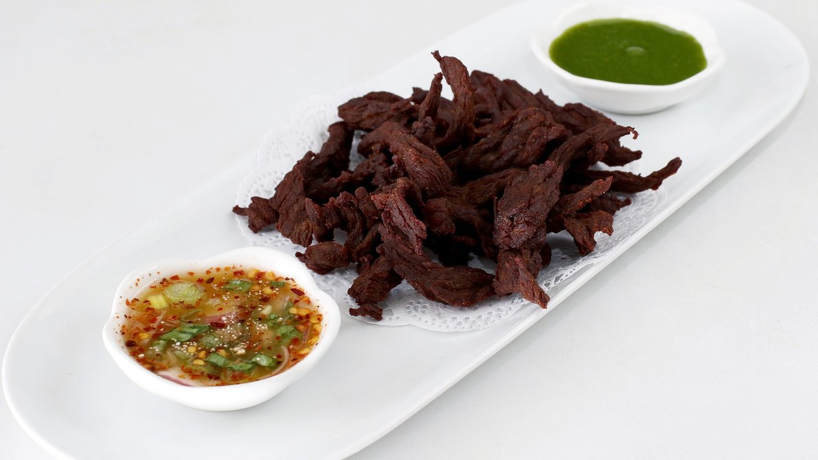 Order Beef Jerky food online from Thai House Express store, San Francisco on bringmethat.com