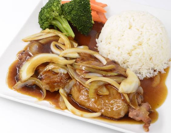 Order Pork Chop (香煎豬扒) food online from Hong Kong City store, Alameda on bringmethat.com