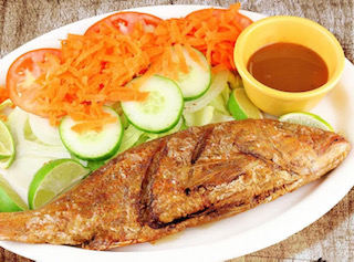 Order Fried Red Snapper food online from Lula's Latin Cuisine store, Bergenfield on bringmethat.com