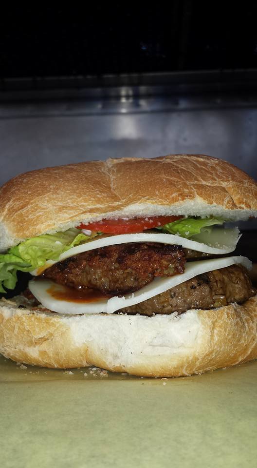 Order Pepper Cheese Burger food online from Mudville Mc store, Stockton on bringmethat.com