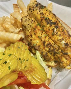 Order Catfish Sandwich Only food online from Jen Fish Fry store, Fayetteville on bringmethat.com