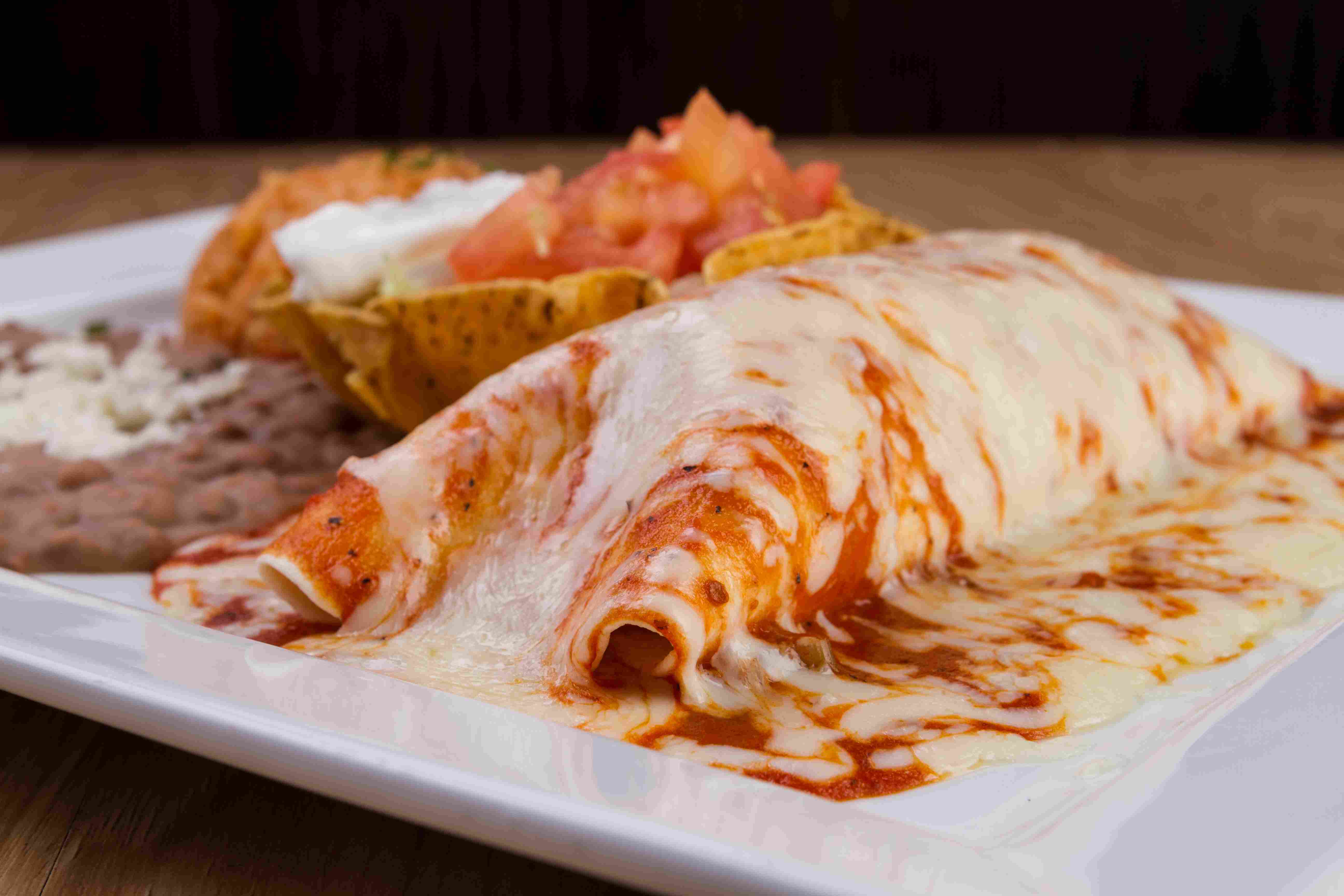 Order Burrito Supremo food online from Taqueria Mexico store, Hoover on bringmethat.com