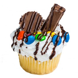 Order Candy Cupcake (Serves 1) food online from Tiffany's Bakery store, Philadelphia on bringmethat.com