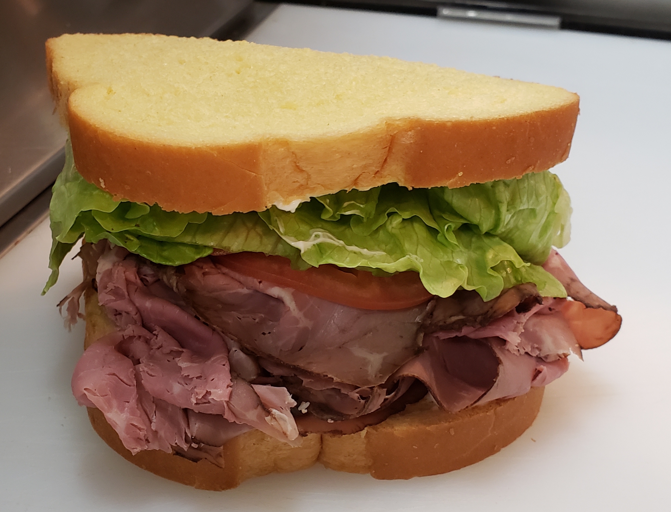 Order Roast Beef & Cheese sandwich food online from Knj Convenience Store& Deli store, Melrose Park on bringmethat.com