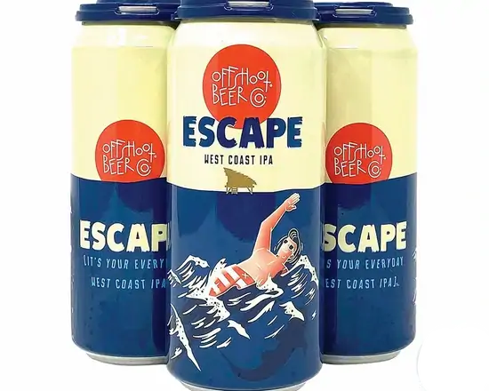 Order Offshoot Escape West Coast IPA  7.1 % ABV 4PK 16OZ CAN food online from Sousa Wines & Liquors store, Mountain View on bringmethat.com
