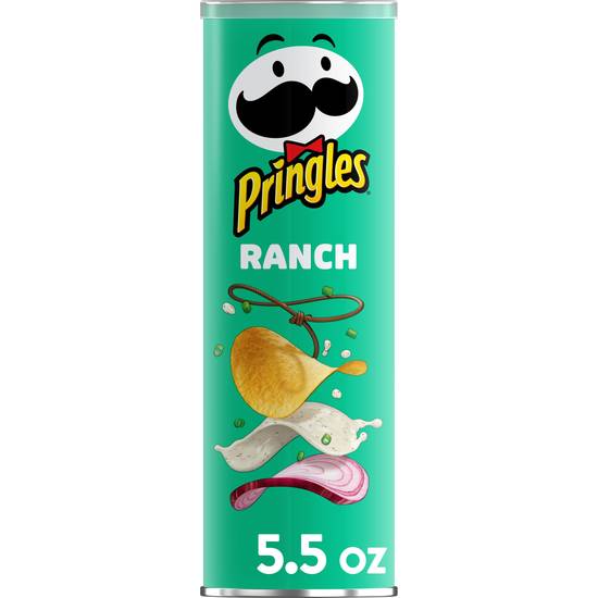 Order Pringles Potato Crisps Chips Ranch (5.5 oz) food online from Rite Aid store, Yamhill County on bringmethat.com