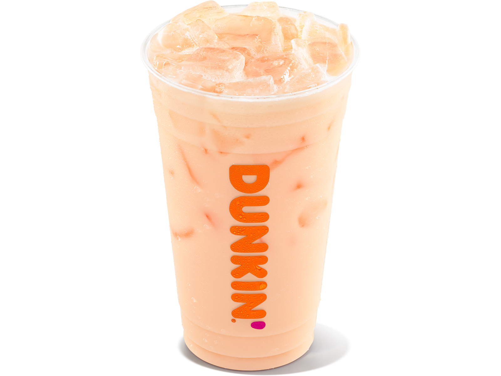 Order Peach Passion Fruit Dunkin' Coconut Refresher food online from Dunkin store, Windham on bringmethat.com