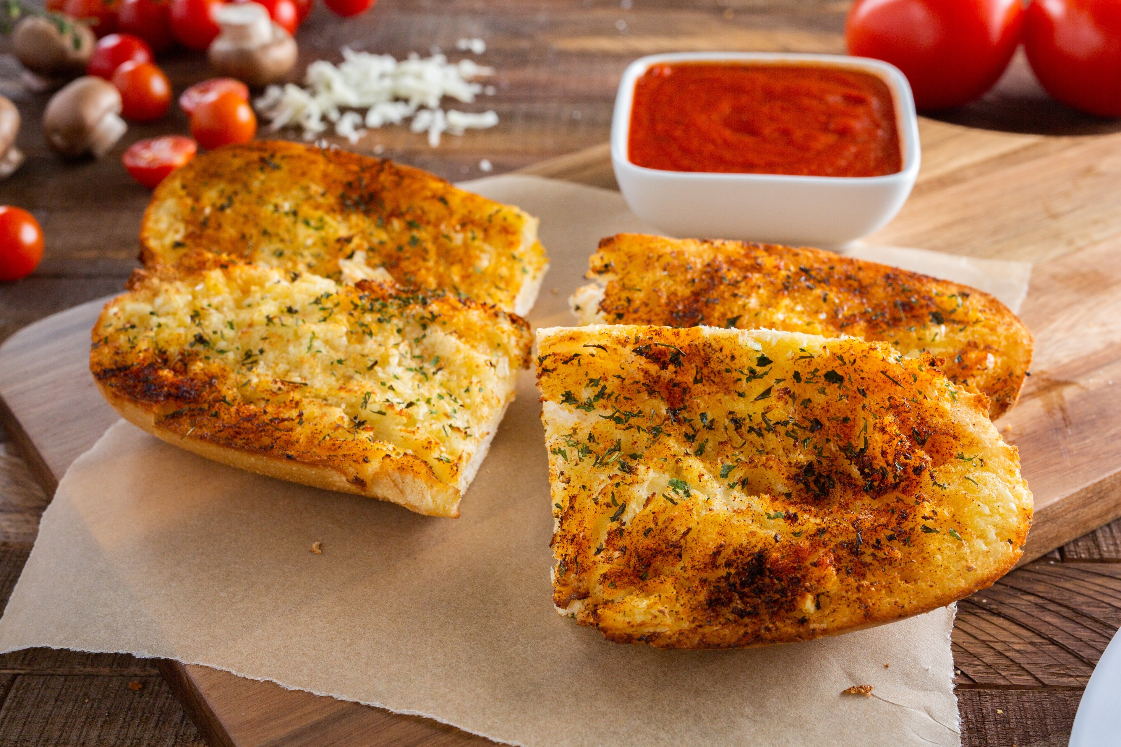 Order Garlic Bread - 9" food online from Ameci Pizza & Pasta store, Glendale on bringmethat.com