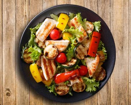 Order Classic Grilled Chicken Salad food online from Sub Cult store, Brookline on bringmethat.com