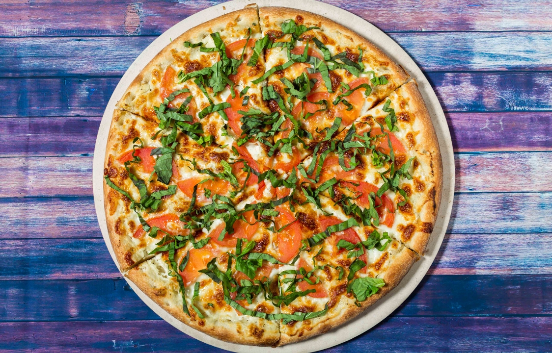 Order Margherita White Pizza* food online from Slice Of La store, Studio City on bringmethat.com