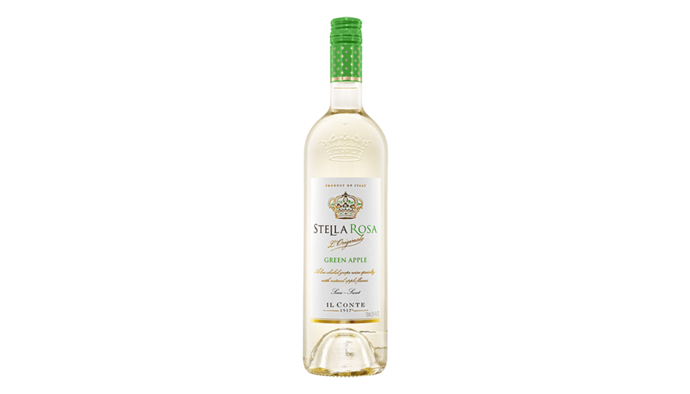 Order Stella Rosa L'Orginale Green Apple Fruit Wine 750mL food online from Spikes Bottle Shop store, Chico on bringmethat.com