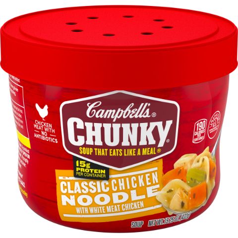 Order Campbell's Chunky Chicken Noodle Soup 15.25oz food online from 7-Eleven store, Philadelphia on bringmethat.com