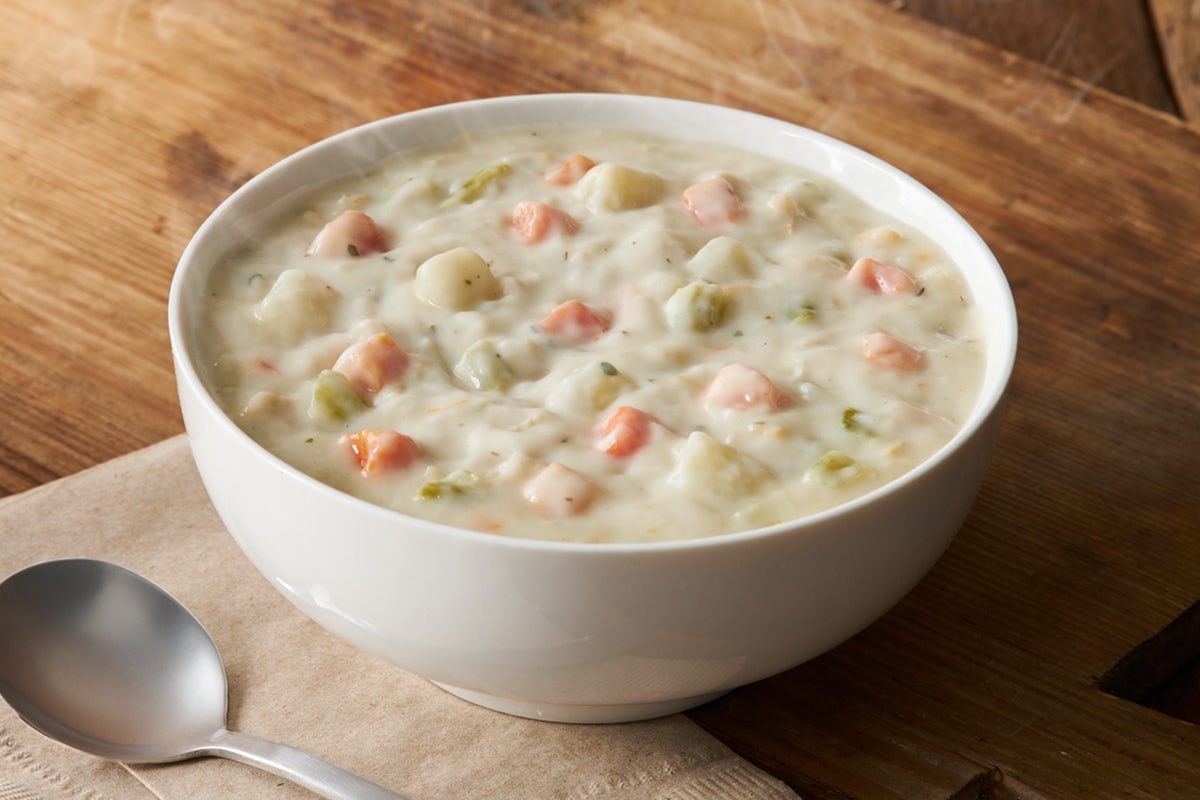 Order New England Clam Chowder food online from Erik Delicafe store, Roseville on bringmethat.com