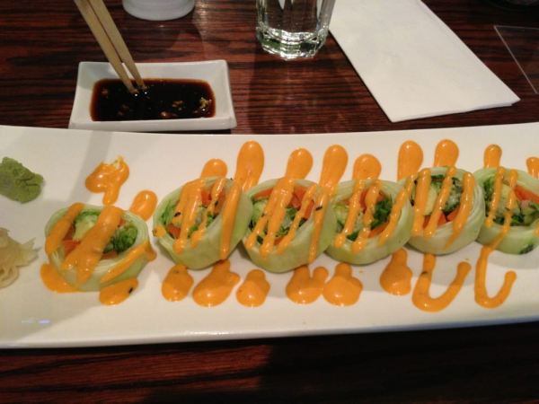 Order Veggie Naruto food online from Soho Sushi store, New York on bringmethat.com