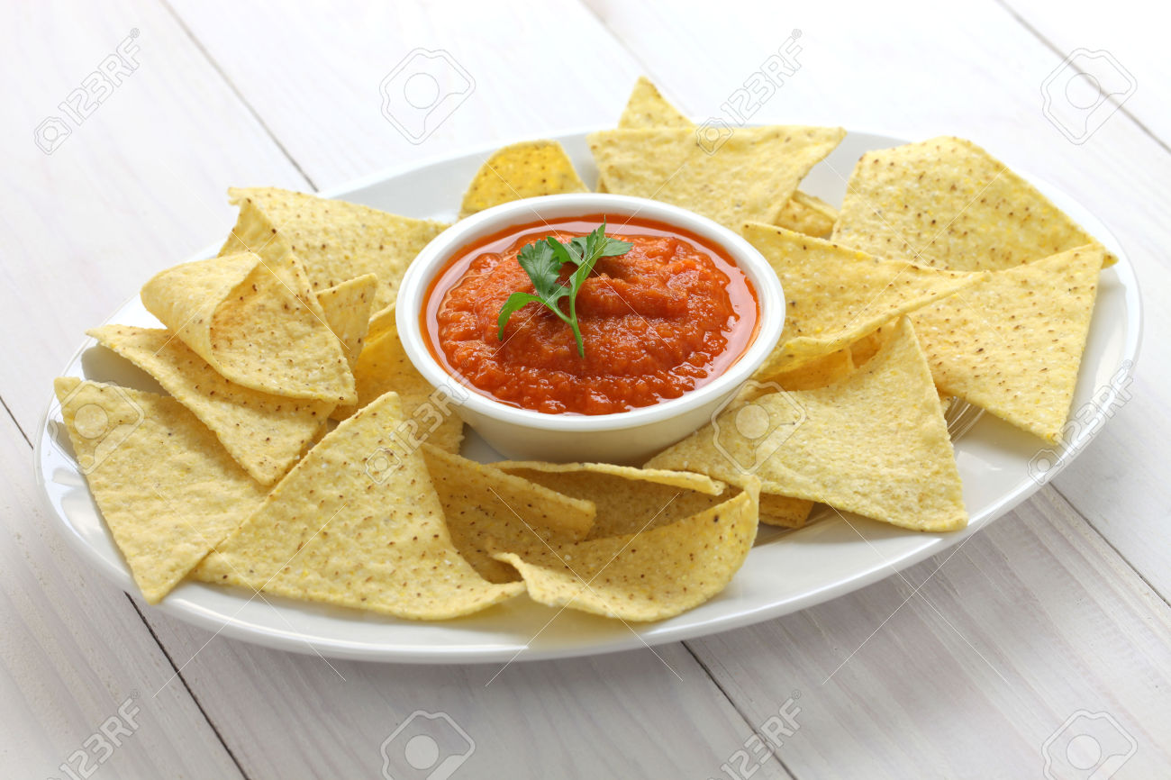 Order Red Salsa and Chips food online from Taqueria Maria And Ricardo store, Brooklyn on bringmethat.com