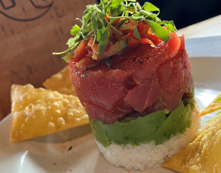 Order Ahi Tower food online from Lucky Fins store, Boise on bringmethat.com