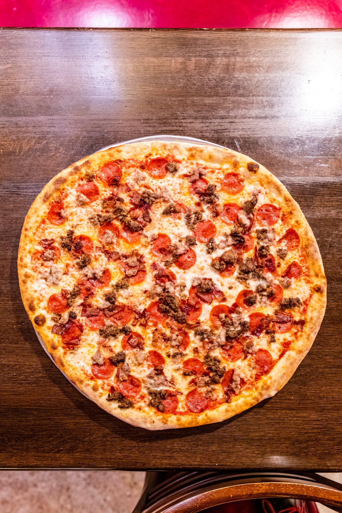 Order Meat Lovers Pizza - 10" (6 Slices) food online from Mario's Restaurant store, Clifton on bringmethat.com