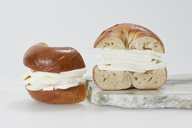 Order Fresh Mozzarella Cheese Sandwich food online from Murray's Bagels store, New York on bringmethat.com