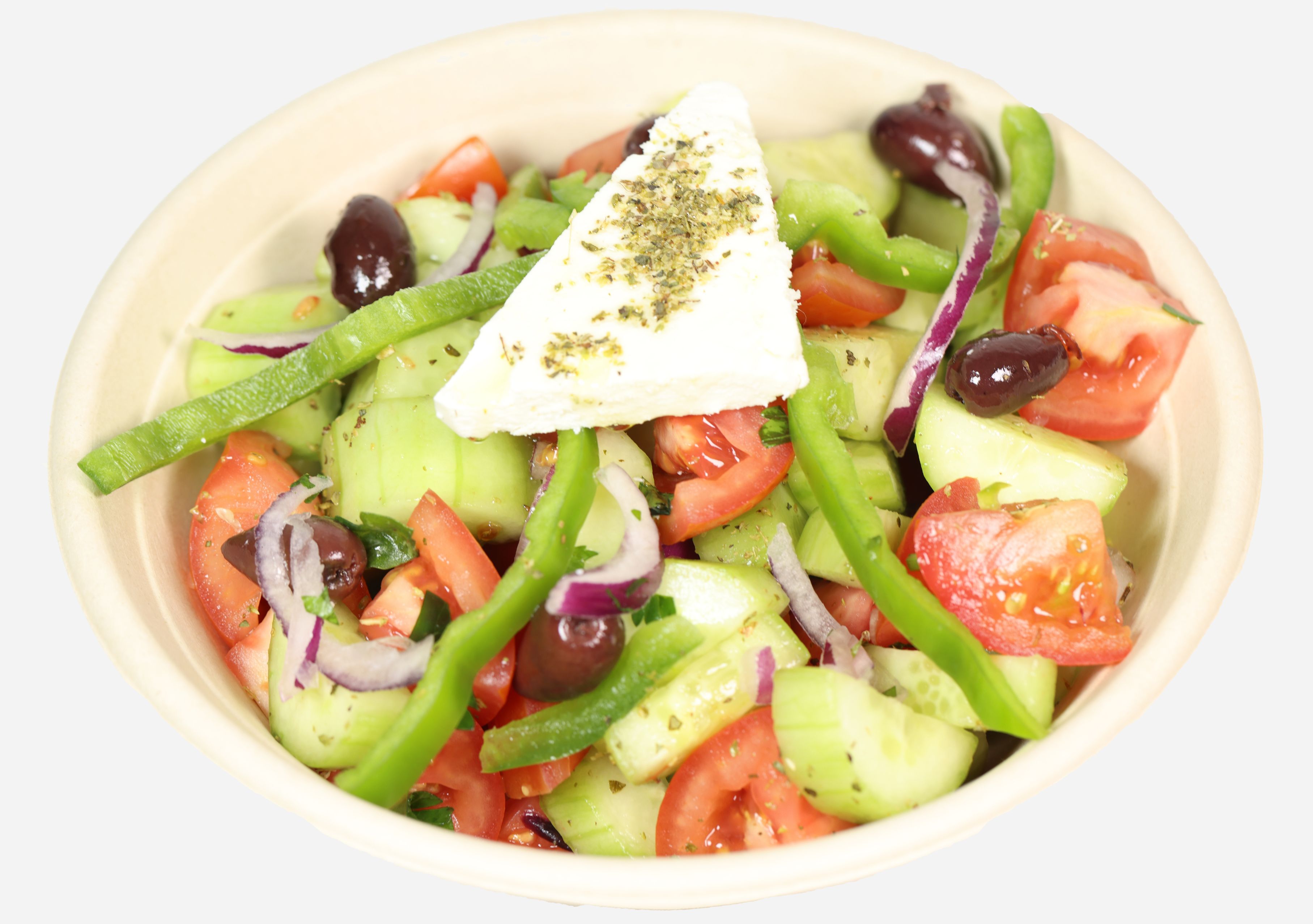 Order Greek Salad food online from Nick The Greek store, Los Angeles on bringmethat.com