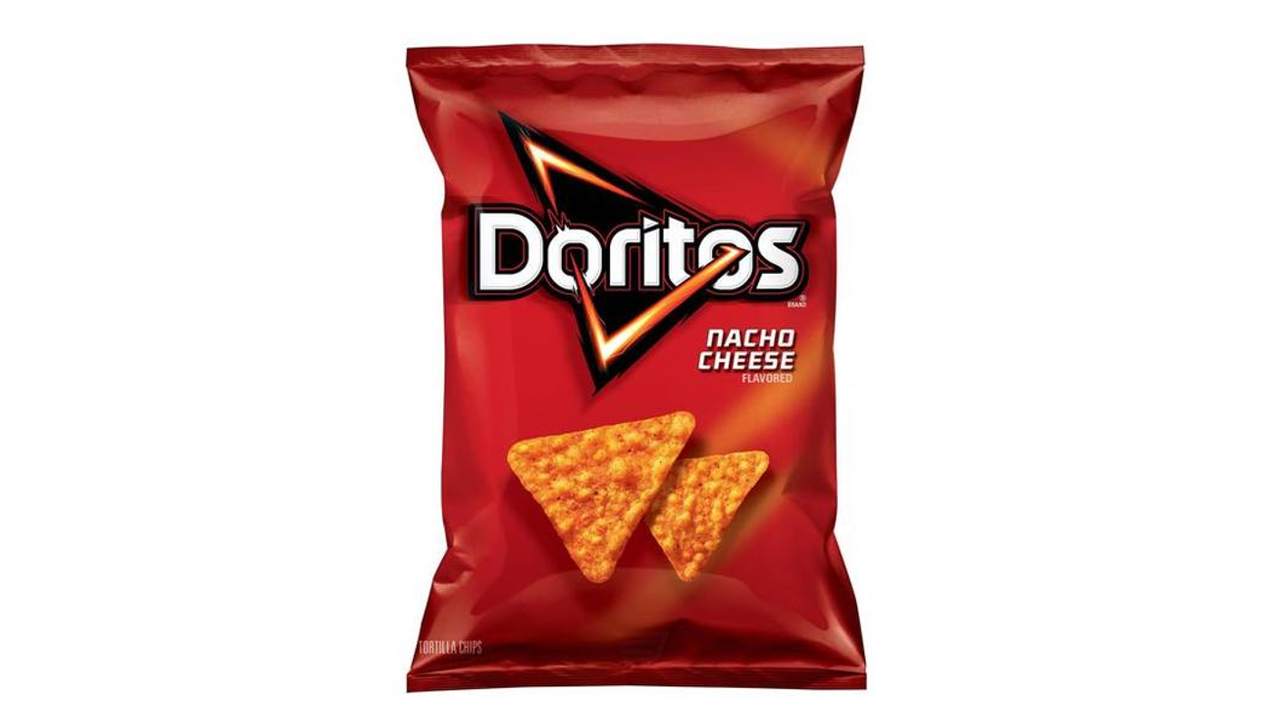 Order Doritos Nacho Cheese Flavored Tortilla Chips 2.75 oz food online from Rancho Liquor store, Thousand Oaks on bringmethat.com