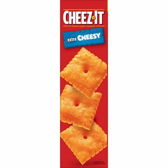 Order Cheez It Baked Snack Crackers Extra Cheesy food online from Exxon Food Mart store, Port Huron on bringmethat.com