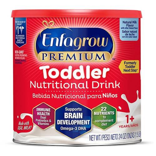 Order Enfagrow Premium Toddler Toddler Nutritional Drink Natural Milk - 24.0 oz food online from Walgreens store, Murrells Inlet on bringmethat.com