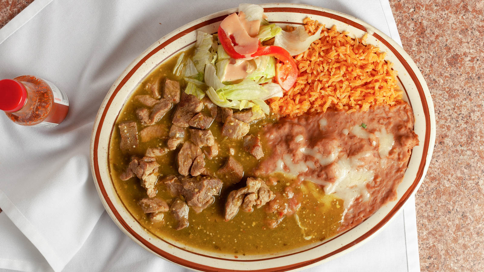 Order #7 Green Chile food online from Brite Spot Mexican Grill store, Long Beach on bringmethat.com