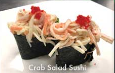 Order Crab Salad Sushi food online from Rotary Sushi store, Boise on bringmethat.com
