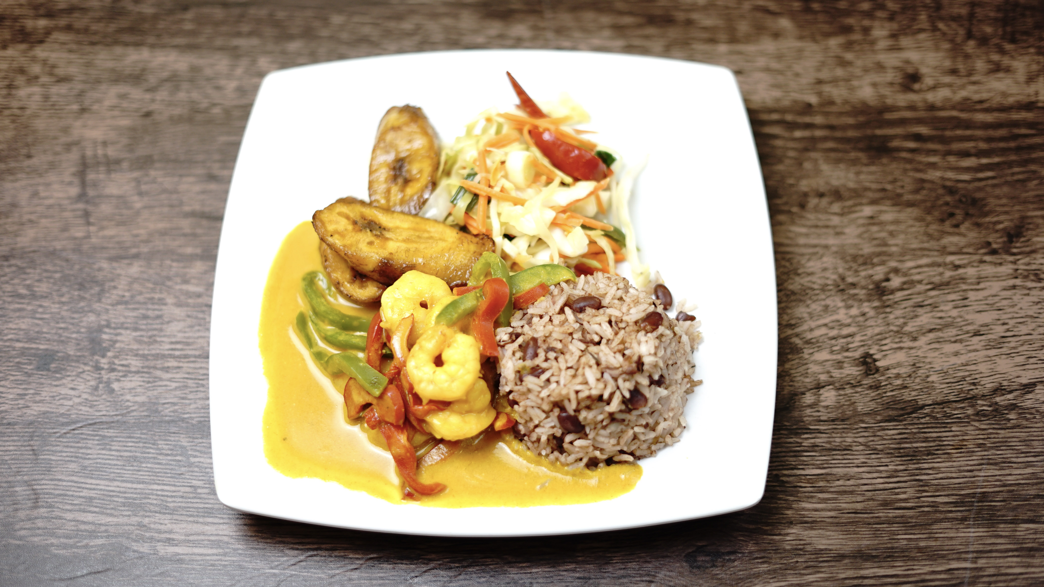 Order Curry Shrimp Dinner food online from Yaad Style Jamaican Cuisine store, Portland on bringmethat.com