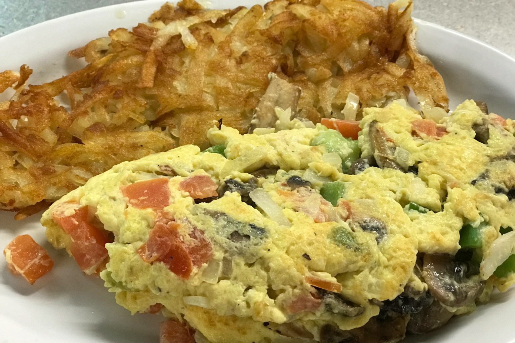Order Vegetarian Omelette food online from Eat At Rudy store, Los Angeles on bringmethat.com